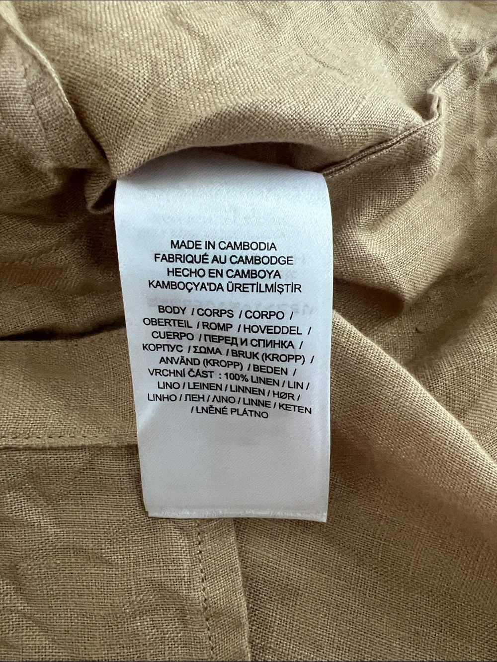 Lauren Ralph Lauren 100% Linen Coastal Dolman Short Sleeve Button Down XL - Picture 6 of 10